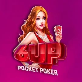 Logo of 6 Up Pocket Poker from FlipLuck at SlotRave Casino