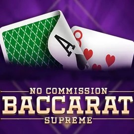 Baccarat Supreme slot logo by OneTouch Games at SlotRave Casino