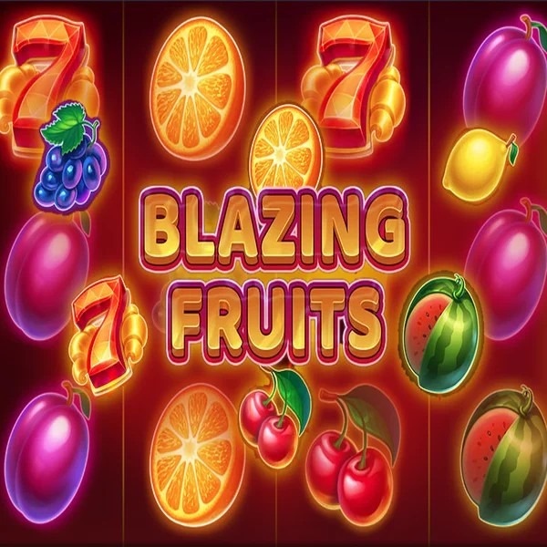 Blazing Fruits slot icon by Inbet Games, available at SlotRave Casino