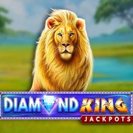 Diamond King Jackpots slot visual from SpinPlay Games available on slot-ravecasino.com