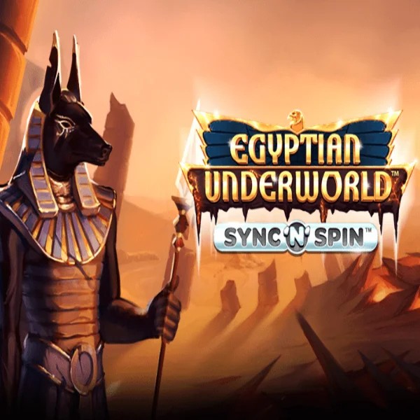 Egyptian Underworld logo by Greentube SlotRave Casino