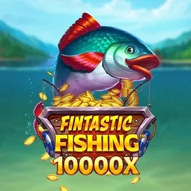 Fintastic Fishing slot logo by Foxium at SlotRave CasinoFintastic Fishing