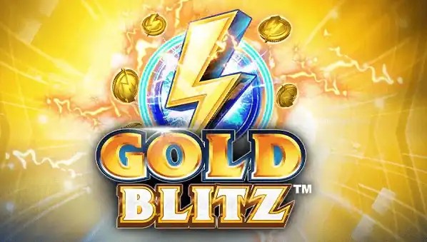 Gold Blitz logo by Fortune Factory Studios at SlotRave CasinoGold Blitz