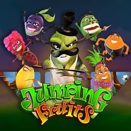 Official Slots logo: Jumping Fruits by Wazdan at SlotRave Casino
