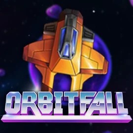 Logo of Orbitfall from ELK Studios at SlotRave Casino