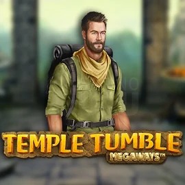 Temple Tumble Megaways by Relax Gaming, showcased at slot-ravecasino.com – game logo