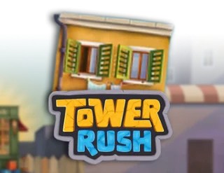 Logo of Tower Rush from Galaxsys at SlotRave Casino