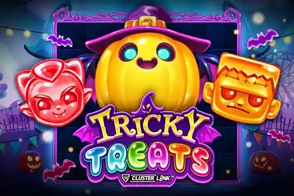 Tricky Treats by Push Gaming, showcased at slot-ravecasino.com – game logo